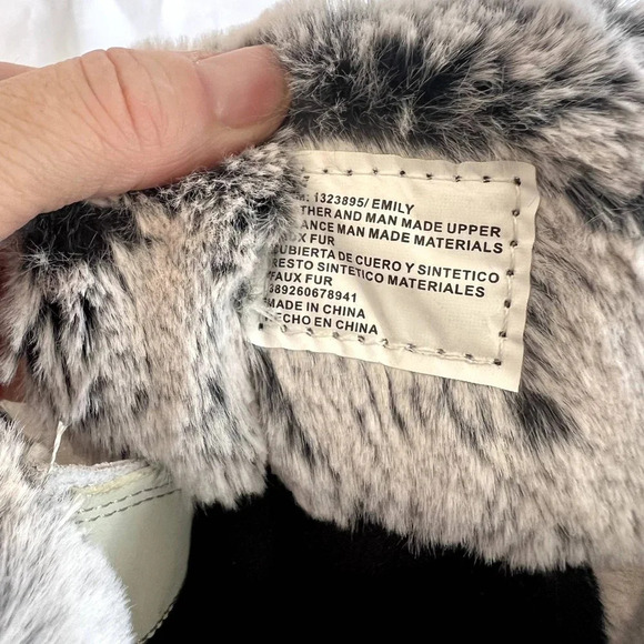 Khombu Emily Suede Faux Fur‎ Leather Winter Boots Women's Size 9 - Picture 9 of 14